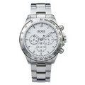 Hugo Boss Men's Stainless Steel Silver-tone Chronograph Watch from Pedre